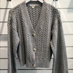 POL Button sweater